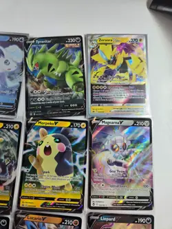 Pokemon V Card Lot 25 Ultra Rare Holo - Tyranitar, Zeraora, Lapras, Leafeon NM - Image 4