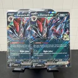 🔥2025 POKEMON Journey Together N’s Zoroark Ex Lot Of 2 Cards Near Mint #098/159 - Image 1