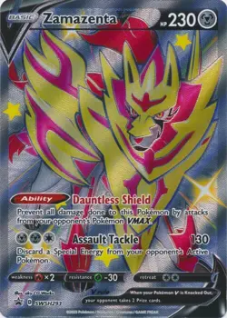 Zamazenta V (Shiny) - SWSH293 Sword & Shield Promo Cards LP-NM Pokemon TCG - Image 1