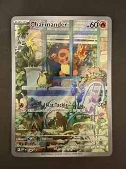 Pokemon TCG Charmander 044 Scarlet & Violet Obsidian Flames Promo Card Holo - Image 1