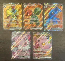 Pokemon 5 Card Lot - Full Art EX Ultra Rares NM - Image 1