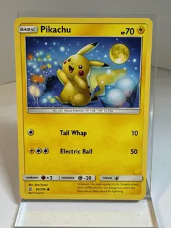 Pikachu 56/236 Sm-Unified Minds Regular non holo NM Pokemon Tcg card game 2019 - Image 1