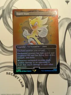 Super State Rainbow Foil Secret Lair Drop Sonic Magic MTG Card - Image 1