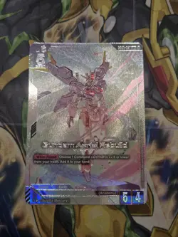 Gundam Aerial Rebuild LR+ GD01-067 Alt Art Foil Mint Gundam TCG Card Game - Image 1