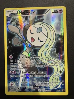 Pokemon XY120 Meloetta Holo Mythical Collection Promo Card - Image 1