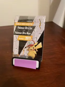 Ash’s Pikachu “I Choose You” Pokemon Movie Promo Card SM108 NM/Mint SEALED - Image 2