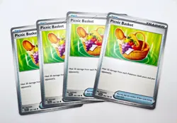 Picnic Basket 184/198 4x x4 Pokemon Cards Scarlet & Violet Base Set 2023 Playset - Image 1