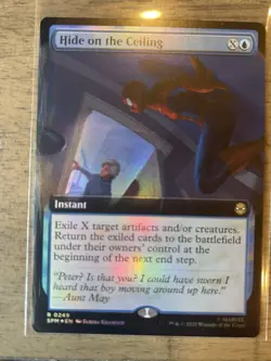 Hide on the Ceiling (Extended Art) Foil - 0249 - Marvel's Spider-Man MTG NM/M - Image 1