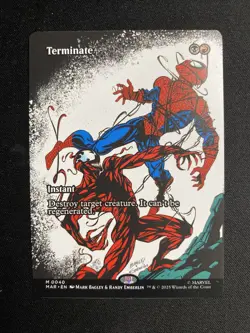 Magic The Gathering Spider-Man Terminate Borderless Non-Foil Mythic NM - Image 1