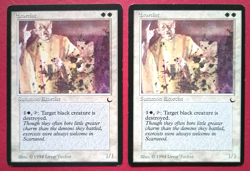 Magic the Gathering MTG The Dark EXORCIST X 2 LP/EX R 1994 Nice! - Image 1