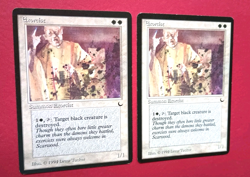 Magic the Gathering MTG The Dark EXORCIST X 2 LP/EX R 1994 Nice! - Image 2