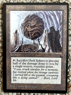 1994 MTG "Dark Sphere" !!Lightly Played!!- The Dark (4th Expansion) NICE - Image 1