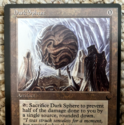 1994 MTG "Dark Sphere" !!Lightly Played!!- The Dark (4th Expansion) NICE - Image 3