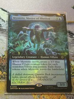 Mysterio, Master Of Illusions Mtg Foil Borderless Spider-Man Magic The Gathering - Image 2