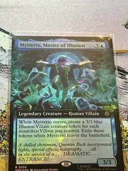 Mysterio, Master Of Illusions Mtg Foil Borderless Spider-Man Magic The Gathering - Image 4