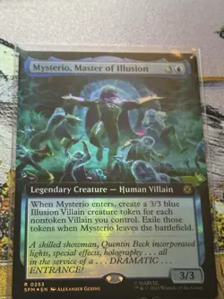 Mysterio, Master Of Illusions Mtg Foil Borderless Spider-Man Magic The Gathering - Image 5