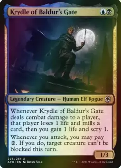 ✨MTG Krydle of Baldur's Gate Foil 226/281 AFR Unplayed NM - Image 1
