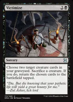 Near Mint x 1 Victimize - Foil Eternal Masters - Image 1