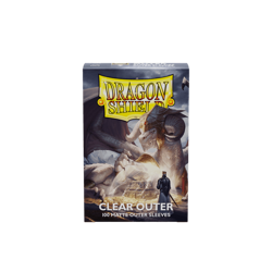 Dragon Shield Outer Sleeves Matte Clear 100ct Fits Standard Size Triple Sleeve - Image 1