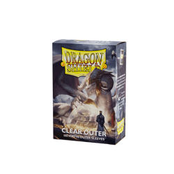Dragon Shield Outer Sleeves Matte Clear 100ct Fits Standard Size Triple Sleeve - Image 3