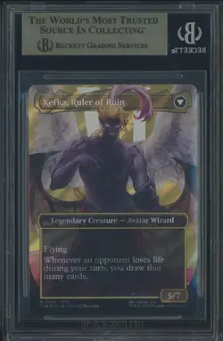 2025 MTG Final Fantasy Borderless Surge Foil #0543 Kefka Surge Foil BGS 10 - Image 2