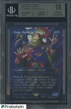 2025 MTG Final Fantasy Borderless Surge Foil #0522 Gogo Master of Mimicry BGS 10 - Image 1
