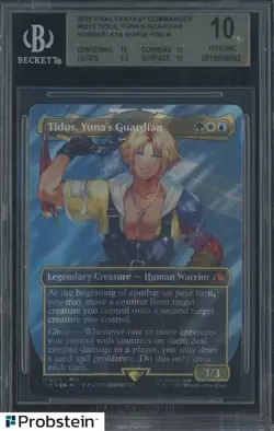 2025 MTG Fic En Char Borderless Surge Foil #0213 Tidus Yuna's Guardian BGS 10 - Image 1