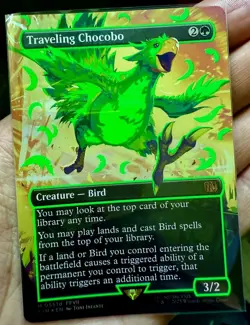 Custom Foil Custom sticker on bulk MTG Commander - unose-2581 - Image 1