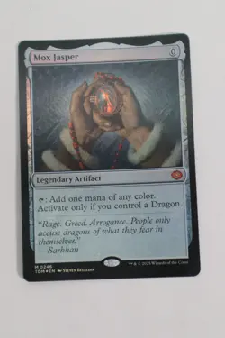 MTG Mox Jasper Foil Tarkir: Dragonstorm #246 NM+ Unplayed Mythic TDM Magic - Image 1