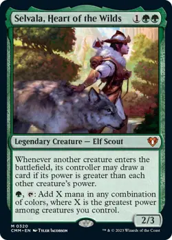 Selvala, Heart of the Wilds (Commander Masters) - NM Pack Fresh MTG - Image 1