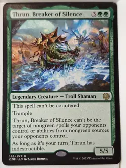 Thrun, Breaker of Silence - Phyrexia: All Will Be One - Magic the Gathering MTG - Image 1