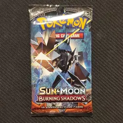 Burning Shadows - Sun & Moon - Pokemon Booster Pack - New - Lot #198 - Image 1