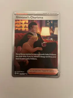 Pokemon 151 Giovanni's Charisma 204/165 - Image 1