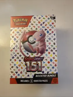 Pokemon Scarlet Violet 151 Booster Bundle 6-Pack, Factory-Sealed - Image 1