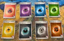 Pokemon Prize Pack Series 6 - Cosmo Holo & Non-Holo Basic Energy Lot - All 16! - Image 1