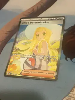 Pokemon TCG Lillie's Determination 184/132 Mega Evolution SIR - Image 3