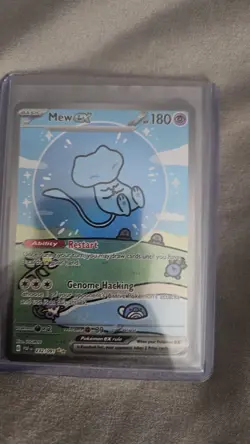 Pokemon TCG Mew Ex 232/091 Paldean Fates SIR excellent centering mint condition - Image 1