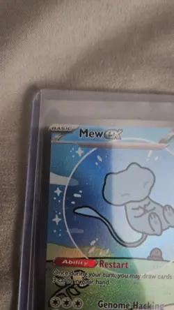 Pokemon TCG Mew Ex 232/091 Paldean Fates SIR excellent centering mint condition - Image 3