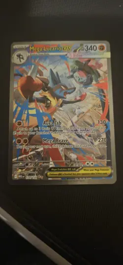 Mega Lucario EX 179/132 Special Illustration Rare Mega Evolutions Pokemon TCG NM - Image 3
