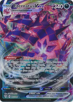 Eternatus VMAX SWSH03: Darkness Ablaze LP-NM Pokemon TCG - Image 1
