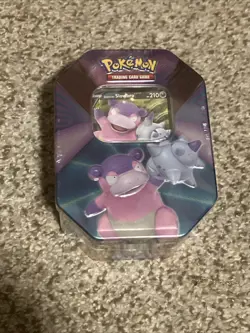 Pokemon TCG: 2018 - V Forces - Galarian Slowbro V Tin - Factory Sealed - Image 1