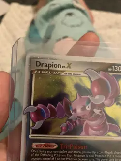 Drapion LV. X 123/127 Extended Art Holo Ultra Rare Card Pokemon Platinum - NM - Image 3