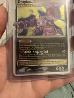 Drapion LV. X 123/127 Extended Art Holo Ultra Rare Card Pokemon Platinum - NM - Image 5