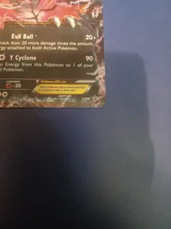 Pokemon Card Yveltal EX XY08 Half Art Ultra Rare XY Black Star Promo - Image 4