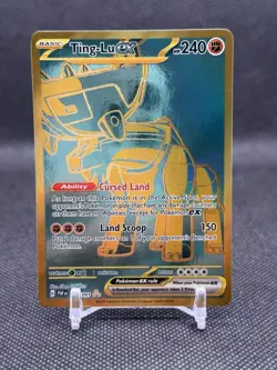 Ting-Lu EX 244/091 Pokemon TCG Paldean Fates Hyper Rare Card - Image 1
