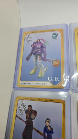 Final Fantasy 8 VIII Triple Triad Cards Lot of 8 Cards Rares and GFs - Image 2