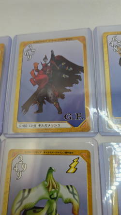 Final Fantasy 8 VIII Triple Triad Cards Lot of 8 Cards Rares and GFs - Image 5