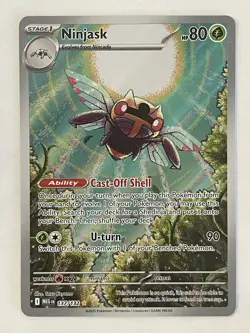 Ninjask 137/132 Illustration Rare Mega Evolutions Pokemon Card - Near Mint - Image 1