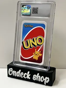 2019 Draw 4 Eevolutions - Pokemon Playing Cards - Pocket UNO +4 - CGC MINT 9! - Image 2