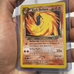 Pokemon Dark Quilava 39/105 Neo Destiny Regular Pokemon Uncommon LP Vintage Card - Image 2